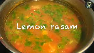 Simple lemon rasam recipe in Tamil | ezhumichai rasam | எழுமிச்சை ரசம் | Cook with rasam | CWJ