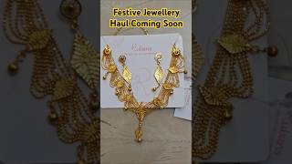 Festive Jewellery Set #haul #myntra #fashion #jewellery #design #gold #unboxing #trending #festival