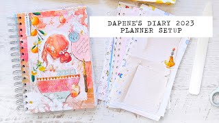 Setting Up My Daphne's Diary 2023 Planner | Part 1