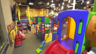 Blippi Visits The Kinderland Indoor Playground!   Educational Videos for Toddlers