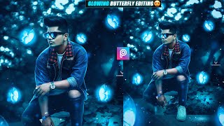 GLOWING BUTTERFLY - Photo Editing Tutorial in PicsArt - Taukeer Editz