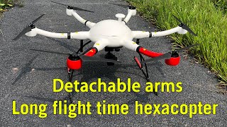 YD6-1000S RTF long flying time hexacopter