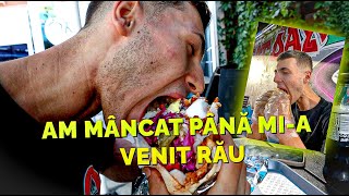 CHEAT Day DUPA CONCURS:Shaorma la 1kg cu Tony Saik,BURGER,Dulciuri