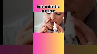 Home treatment for nosebleeds? #shortvideo #shorts #home #treatment #nose