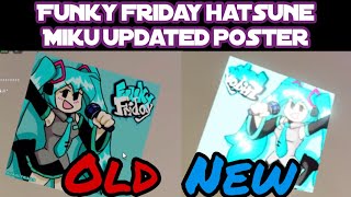 Funky Friday New Updated Hatsune Miku Poster #shorts