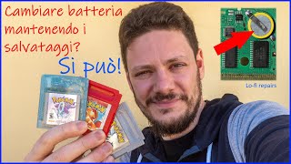 Sostituzione batteria delle cartucce del Game Boy senza perdere i salvataggi [Lo-Fi Repairs #10]