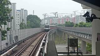 [GTO Chopper]🟥C151 Set 121/122 departing Marsiling MRT Station (Marina South Pier Bound)