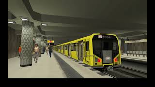 TS2009 U-Bahn Sim Berlin | Mit 5001 auf der U55