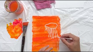 Studio Art Tutorials at Home: Trash Bag Monoprints