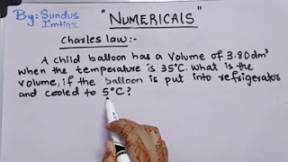 Boyle's Law & Charles Law Numerical Problems + Practice Problems in Urdu/Hindi