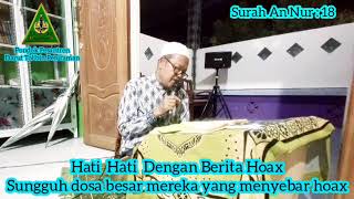 Surah An Nur : 18 || Hati" dgn berita hoax. /#tafsirjalalain