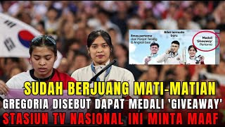 GREGORIA DISEBUT DAPAT MEDALI 'GIVEAWAY', Stasiun TV Nasional Minta Maaf Hingga Berujung Begini