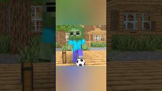 The Little Boy Playing Football -#minecraft #shortvideo #animation #viral #gaming