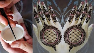 Most Awaited Glitter Mehndi Designs for Hands || Easy Mehndi Design for Eid ul Fitr