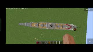 A-150 class battleship in Minecraft/Pojavlauncher