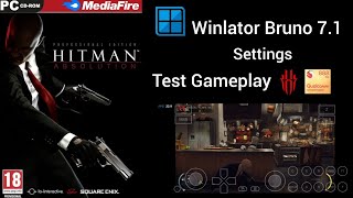 Winlator Bruno 7.1 Gameplay Hitman Absolution Test Red Magic 6 Pro SD888