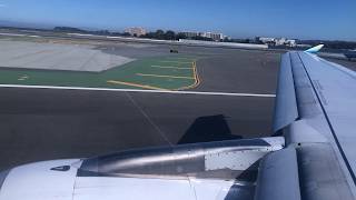 Take off from San Francisco (SFO) AS1932 Alaska Airways A320 N846VA