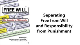 Separating Free from Will and Responsibility from Punishment, Whether Retributive or Consequential