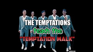 Motown super group teach their most famous step, "The Temptation Walk" Circa 1967