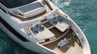 Luxury Flybridge Yacht - Ferretti Yachts 1000 - Ferretti Group