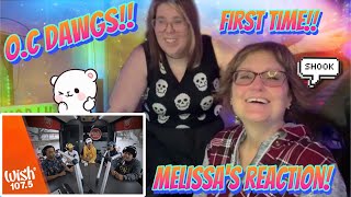 MELISSA'S FIRST TIME REACTION TO - O.C. Dawgs perform "Pauwi Nako" LIVE on Wish 107.5 Bus