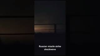 Russia Missile shockwave #z  #shortsfeed