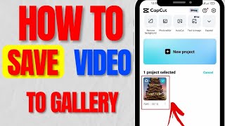 How to Save Export Video From CapCut To Gallery (2024)