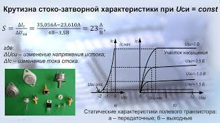 Лабораторная работа «Исследование вольтамперных характеристик и параметров полевого транзистора»