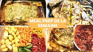 MEAL PREP DE LA SEMAINE