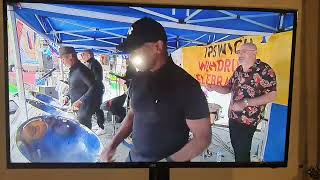 ITV Anglia news report on Suffolk Windrush Day Celebration 2021. The Cornhill Ipswich.