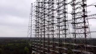 Chernobyl zone drone flight