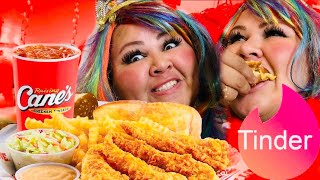 Tinder date gone Wrong at 300lbs Part 2 CANES MUKBANG