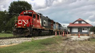 Canadian National & Kaskaskia Port RR Action in Southern Illinois! (8/2/24)