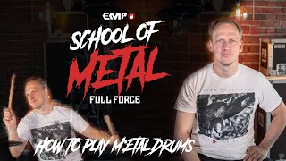 EMP x Full Force | School Of Metal | How to play metal drums with Chris Bass of Heaven Shall Burn