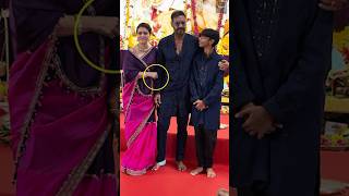 Kajol PINCHED Ajay Devgan Badly In Public | Durga Puja 2024