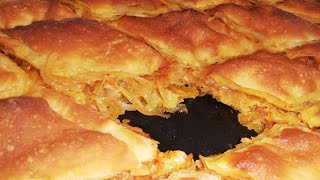 Bol soğanlı el açma börek 👍 bu lezzet kaçmaz 👌