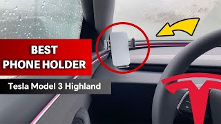 The ONLY Tesla Model 3 Highland Phone Holder to BUY!