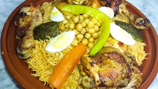 طريقة طهي الڤريتلية بالدجاج طبق سهل وبسيط والبنة روعة لجميع مناسباتكم