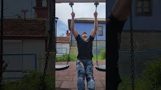 Pull ups in the Playground #training #workout #calisthenics #pullups #playground #swing