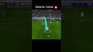 Roberto Carlos Free kick Tutorial 😳 #efootball #pes #shorts