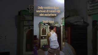 Daily routine night workout di rumah aja alat sederhana back days 15 #shortvideo #shorts #workout