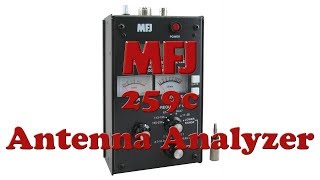 MFJ-259C  HF/VHF/220 MHZ, .53-230 MHZ, SWR ANALYZER