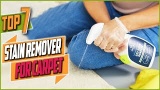 Top 7 Best Stain Remover For Carpet Quick Solution On Amazon