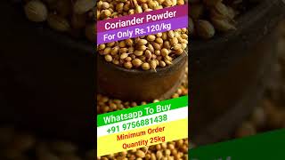 Dhaniya Powder Business | Dhaniya Powder at Home | topindianspices.com 21 July 2022