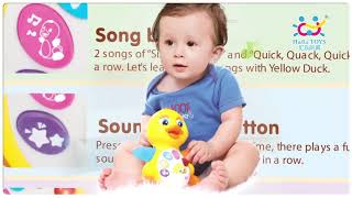 Baby Toys EQ Flapping Yellow Duck Infant Electrical Toy Children Kid