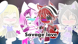 Savage love meme fnaf gacha club fangel