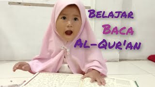 Lucunya anak umur 2 tahun belajar baca Al-Qur'an