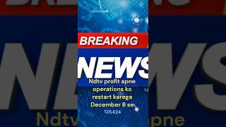 NDTV profit to restart again