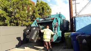 New Way Viper Rear Loader Collecting Trash