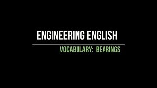 English for Engineers: Bearings